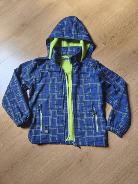 Softshellová bundička s krikľavým zipsom, 122