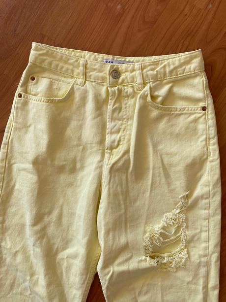 Zara - žlté džínsy, zara,26