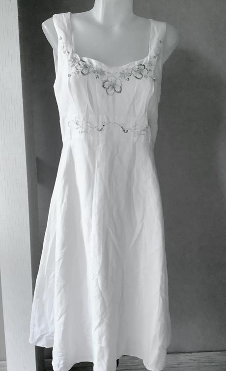 Šaty lan a viskoza, papaya,40