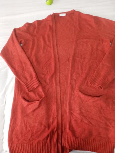 Červený kardigan, xl