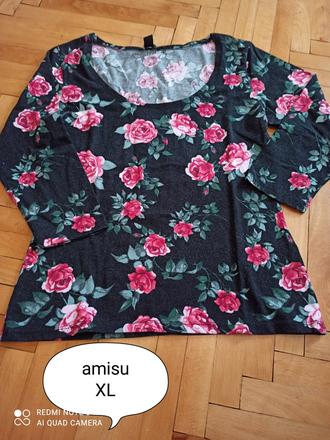 Kvietkované tricko, amisu,xl