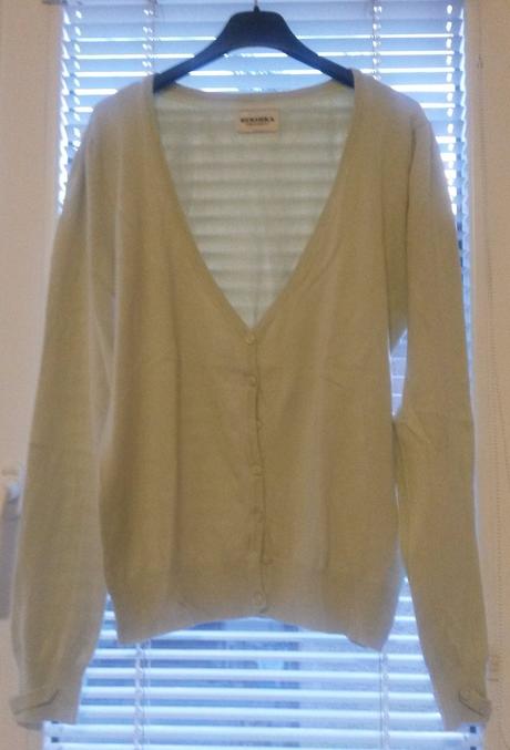 Svetly pleteny sveter/ cardigan, bershka,l