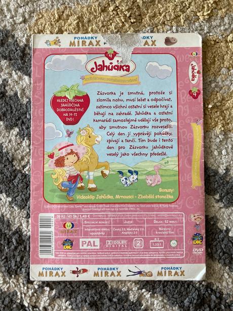 Dvd pohádky mirax 3 ks, 