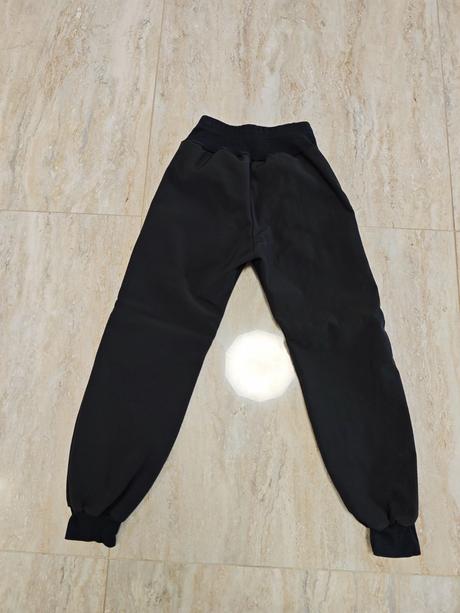 Zateplené softshellové nohavice, 128