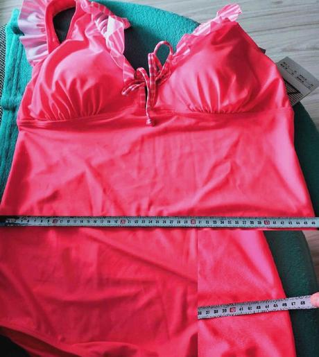 Jednodielne neónové dámske plavky janina, v. xxl, 46 - xxl