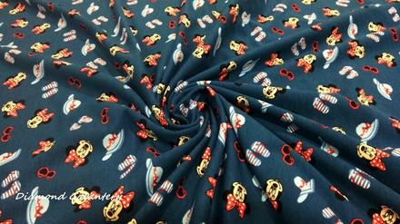 Úplet minnie -summer tmavo modrý - cena za 10 cm, 