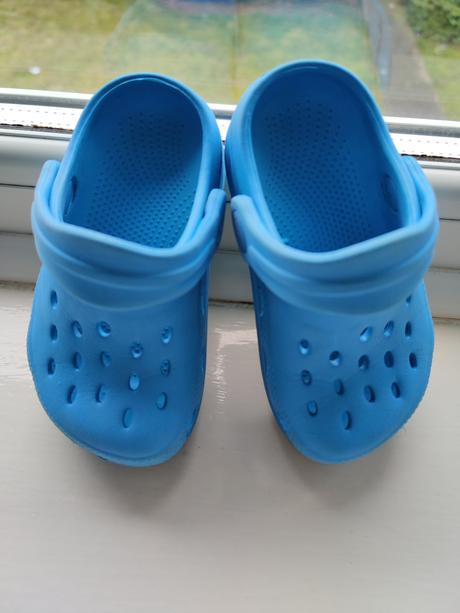 Crocsy modré- šlapky, marks & spencer,22