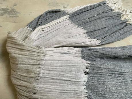 Naturálna bavlnená šatka na krk, l