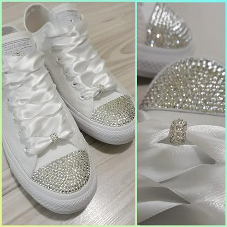 Biele converse crystal, converse,35 - 42