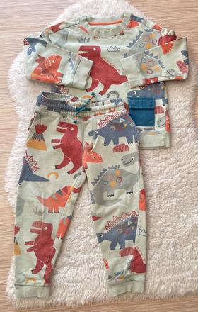 Zelenkasta suprava dinosaury 104, mothercare,104