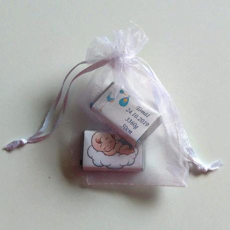 Miničokoládky na krstiny/narodeniny, 