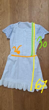 Upcyklovane šatky (z"lanu"), 110 / 116