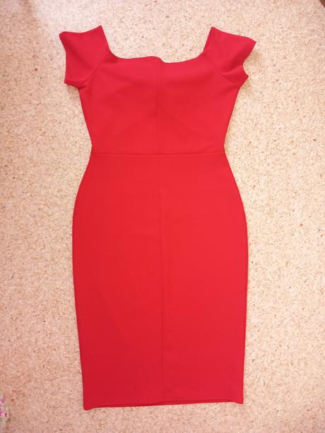 Červené šaty zn. dorothy perkins v.38, dorothy perkins,38