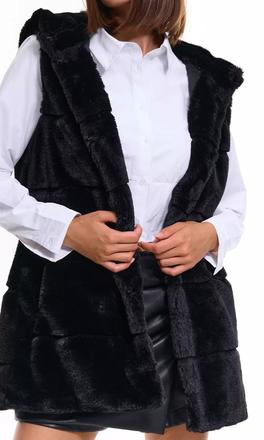 Kožušinová vesta xs,s,m, s