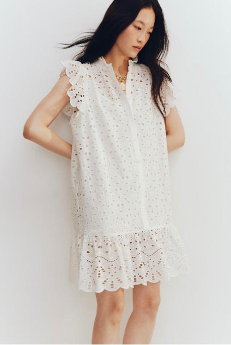 Madeirové šaty h&m v. xs/s, h&m,xs