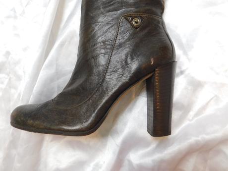 Bata kožene kvalitne čizmy, baťa,40