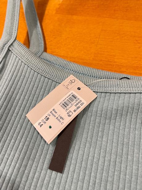 Elastické rebrované body pre moletky, river island,44