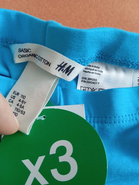 3/4 legíny, h&m,110