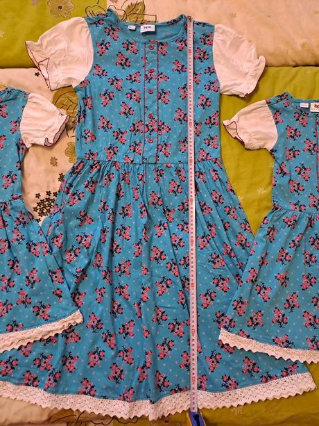 Šaty mama a dcéry, cena spolu, 110