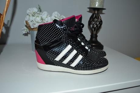 Dámske čierne platformové tenisky adidas, veľ. 37, adidas,37