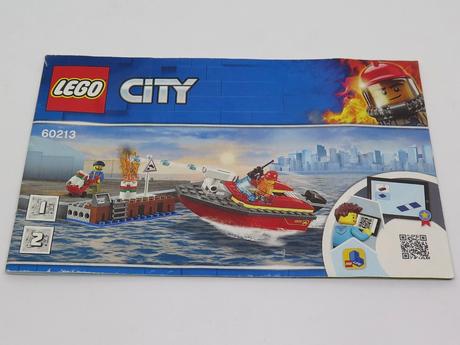 Lego city 60213 dock side fire,