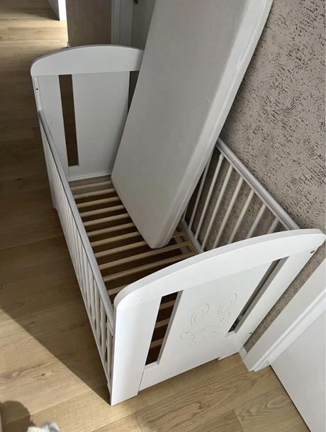 Detská postieľka new baby so sťahovacou bočnicou a, šírka (cm): 65,dĺžka (cm): 120