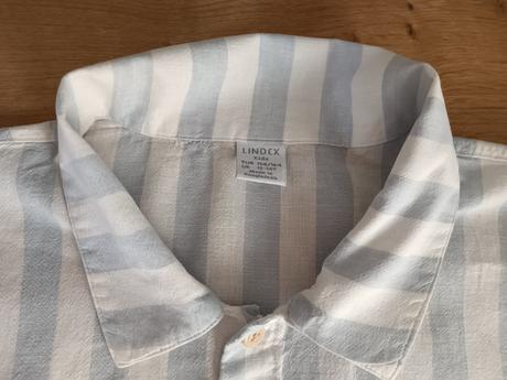 Ľanovo bavlnená košeľa v 158/164cm, lindex,158