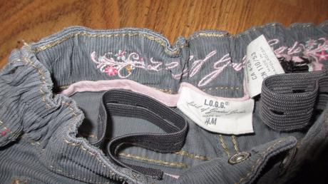 Menčestrové skinny, h&m,110