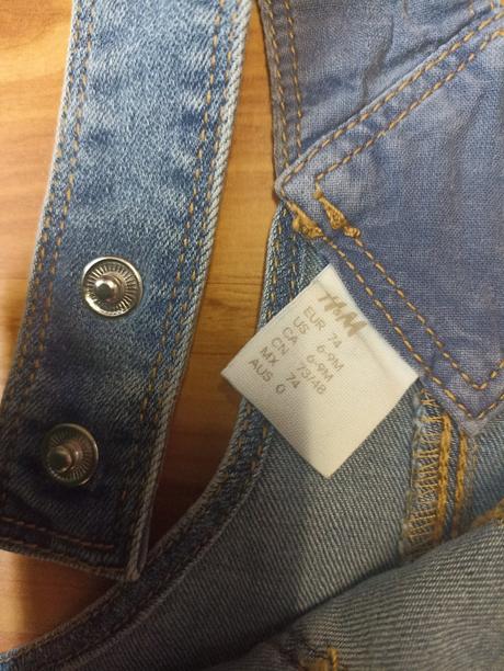 Riflove saty na traky, velkost 74 h&m, h&m,74