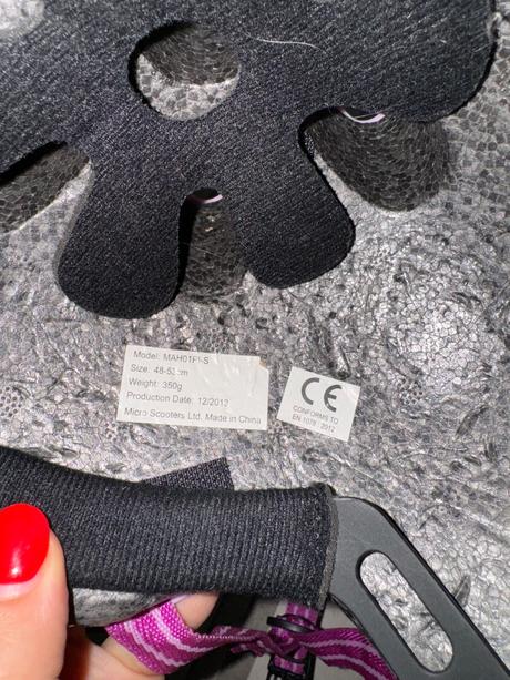 Bezpecna prilba micro 48-53/s, s