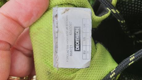 Turistická obuv, decathlon,35
