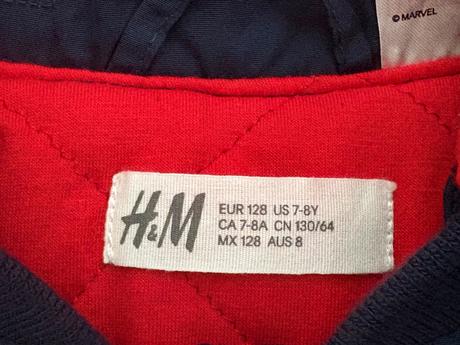 Letecká spiderman bombera v. 128, h&m,128