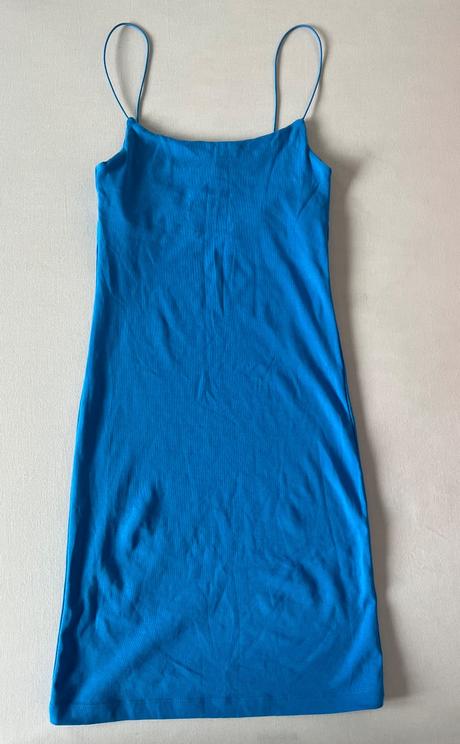 Zara modré šaty vel.xs-s-m, zara,xs