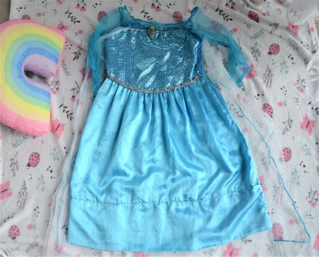 Karnevalové šaty elsa, 