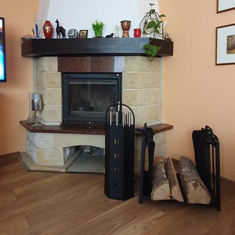 Kôš na krbové drevo 50,5 x 37 x 50 cm, 