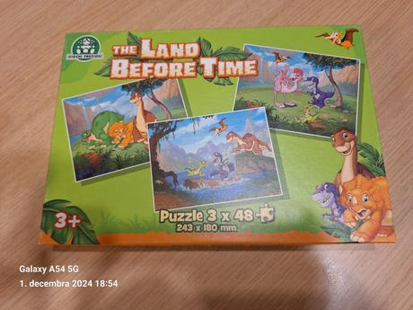 Puzzle s dinosaurami, 
