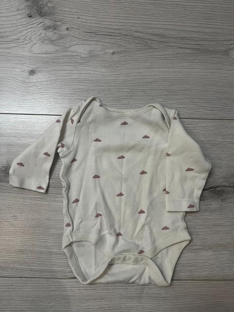 4 balenie jemných body s dlhým rukávom, next,68