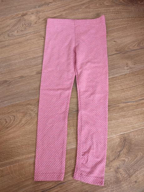 Legíny ružové bodkované (veľkosť 110), pepco,110