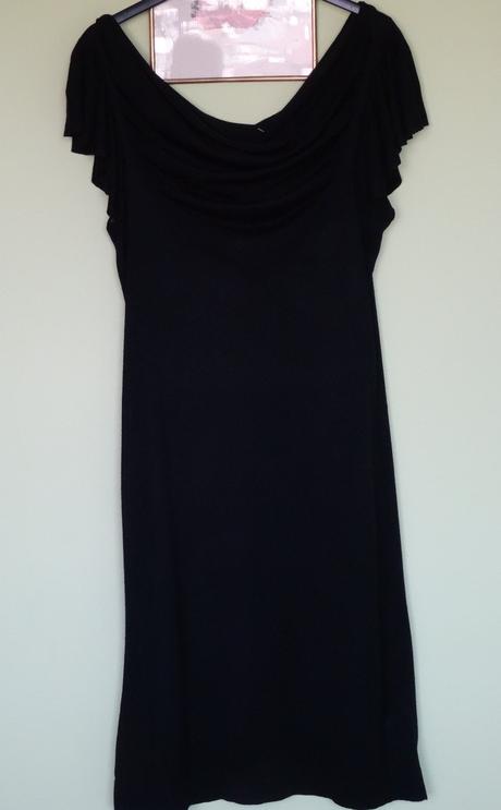 Esprit, čierne koktejlové šaty, veľ.m, esprit,m