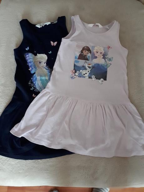 2x tenké šaty, h&m,98