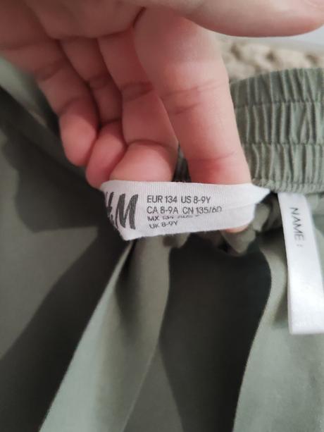 Voľné letné nohavice, h&m,134