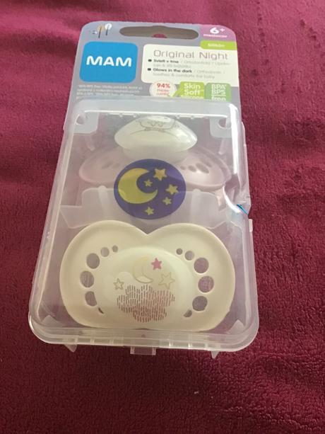 Nové mam svietiace cumlíky 6+ mesiacov, mam