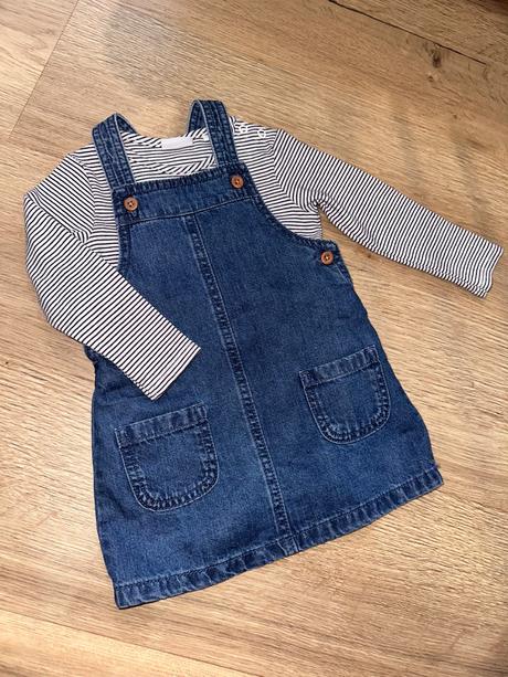 Riflové šaty na traky, f&f,80