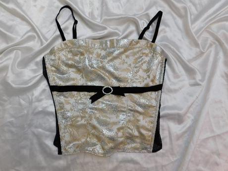 Velmi pekny korzetovy top na slavnost, h&m,m