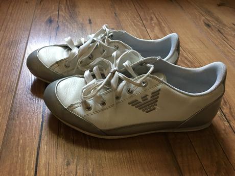 Original armani unisex bielostrieborna 34 na20,5cm, armani,34