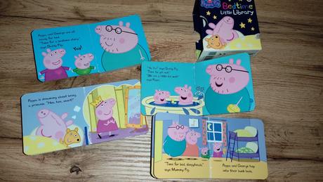 Male knižky v boxe peppa pig,