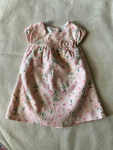 Kvietkové šaty s mašľou 80, primark,80