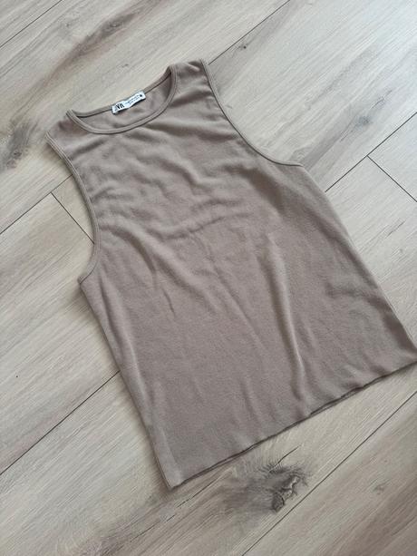 Bežovy top, zara,s