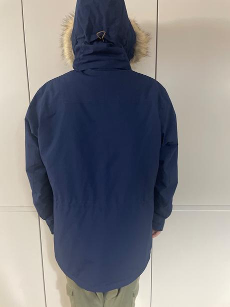 Pánska zimná bunda s kožušinou, l