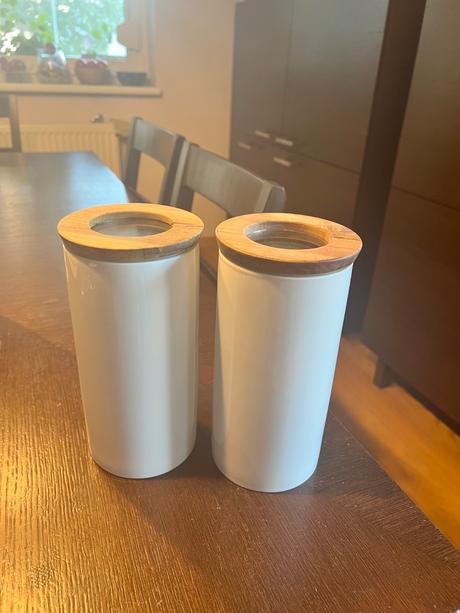 Potravinové dozy z porcelanu ikea 12ks,